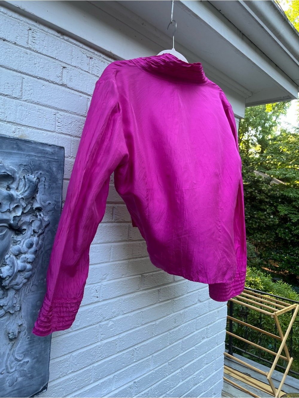J. Jill 100% Silk pink Blouse - Picture 9 of 14
